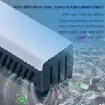 เงียบ 5 W Aquarium Fish TANK ตัวกรอง 6 In 1 Water Purification ปั๊มหมุนเวียน Aeration ถังขนาดเล็กกรองน้ําปั๊ม 2W 6