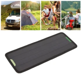 เรือลากจูงรถ RV 12V5W บำรุงรักษาเครื่องชาร์จแบตเตอรี่แผงโซล่ารถจักรยานยนต์รถยนต์ 3