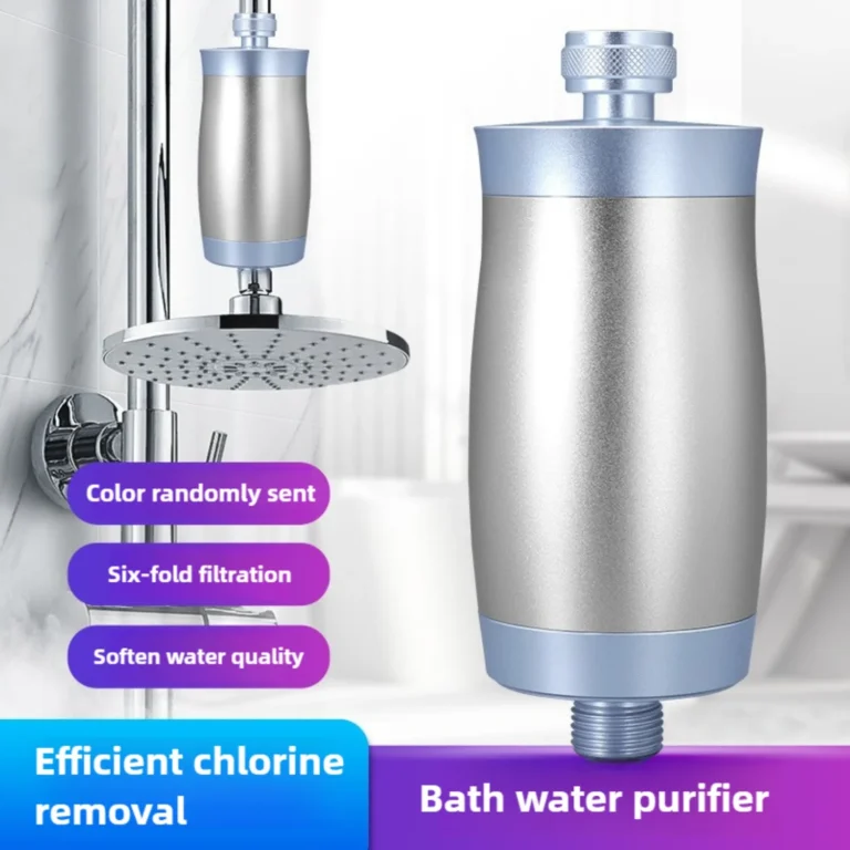 ไส้กรองฝักบัว ไส้กรองหัวฝักบัว กำจัดคลอรีน ฟลูออไรด์ สารอันตราย สารอินทรีย์ ตะกอน ผลผลิตสูง วิตามินซี บำรุงเส้นผม 1