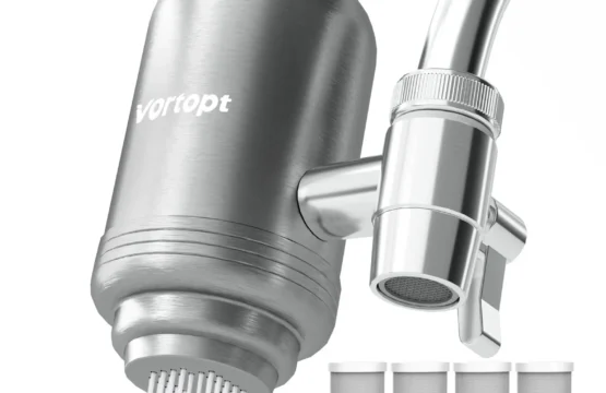 ระบบกรองน้ำก๊อกน้ำสแตนเลส HOMFISH ได้รับการรับรองมาตรฐาน NSF ช่วยลดสารตะกั่ว คลอรีน และกลิ่นไม่พึงประสงค์ในครัว 1