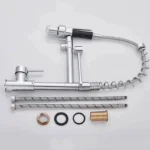 ฤดูใบไม้ผลิ LED ก๊อกน้ําห้องครัว Chrome ดึง Sprayer Dual Spout เดี่ยว TAP ก๊อกน้ําอ่างล้างจาน 360 หมุนก๊อกน้ําห้องครัว 6