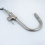 แปรงนิกเกิล Touch บนก๊อกน้ําอ่างล้างจานพร้อมดึงลงร้อนเย็นอ่างล้างจาน Tap Smart Sensor Touch ก๊อกน้ําห้องครัว 4