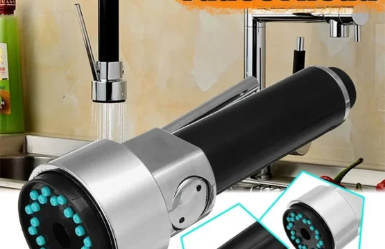 ห้องครัวดึงหัวฉีดก๊อกน้ํามือถือ ABS ก๊อกน้ําประหยัดน้ําหัวฉีดแรงดันสูงห้องน้ําอ่างล้างจานก๊อกน้ําเปลี่ยน 1