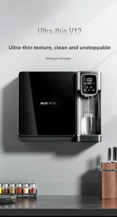 เครื่องกรองน้ําระบบ RO Reverse Osmosis ในครัวเรือนความร้อนทันทีติดผนังระบบกรอง - ตู้น้ําร้อนทําความร้อนอย่างรวดเร็ว 1