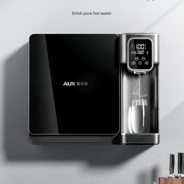 เครื่องกรองน้ําระบบ RO Reverse Osmosis ในครัวเรือนความร้อนทันทีติดผนังระบบกรอง - ตู้น้ําร้อนทําความร้อนอย่างรวดเร็ว 1