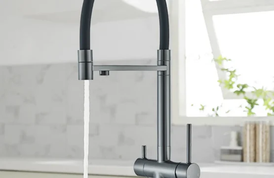 ตัวกรองก๊อกน้ำสำหรับห้องครัวหมุนได้3ทาง, ก๊อกน้ำบริสุทธิ์360หมุนได้มือจับคู่ 1