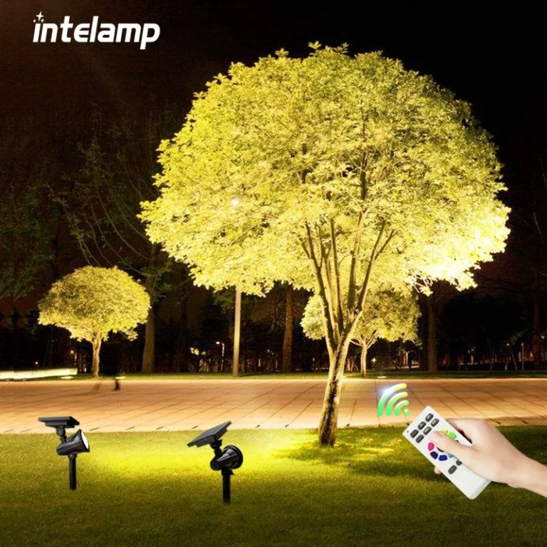 2025 กลางแจ้งพลังงานแสงอาทิตย์กันน้ํา LED แสงแนวนอนความสว่างสูงสนามหญ้า Spotlight สําหรับสวนลานต้นไม้เส้นทางระเบียง 1