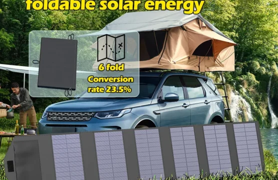 ที่ชาร์จแผงโซล่าแผงโซล่าแบบพกพาพับได้, 800W 6-Fold ที่ชาร์จ USB 5V DC ใช้ไฟเต็มเวลาแผงโซล่าแหล่งจ่ายไฟมือถือ 1