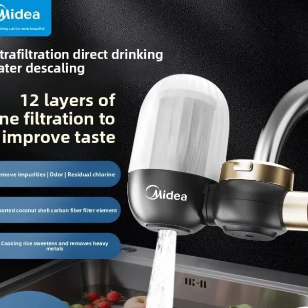 เครื่องกรองน้ำ, ตัวกรองก๊อกน้ำ, ตัวกรองน้ำประปาในครัวเรือน, ตัวกรองน้ำดื่มโดยตรง, ใช้ได้ทั่วไปในครัว 1