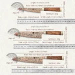 ชุดมีดครัว XINZUO ระดับไฮเอนด์ 1-6 ชิ้น ชุดมีดทำครัว 53 ชั้น เหล็กดามัสกัสทองแดงสามสี พร้อมด้ามจับไม้พะยูงลาย 4