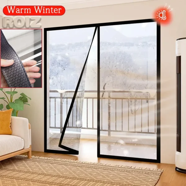 ม่านประตูเครื่องปรับอากาศแบบแม่เหล็กโปร่งใส, ป้องกันเครื่องปรับอากาศห้องครัวบ้านป้องกันน้ํามันควันพลาสติกพาร์ทิชันม่าน 1