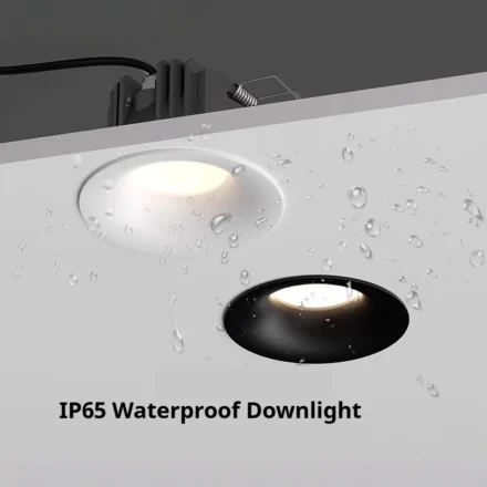 ไฟ LED ติดเพดานแบบกันน้ำ IP65 36W AC90-260V ไฟดาวน์ไลท์แบบฝังสำหรับห้องครัว อ่างล้างหน้า ห้องน้ำ ตกแต่งบ้าน 1