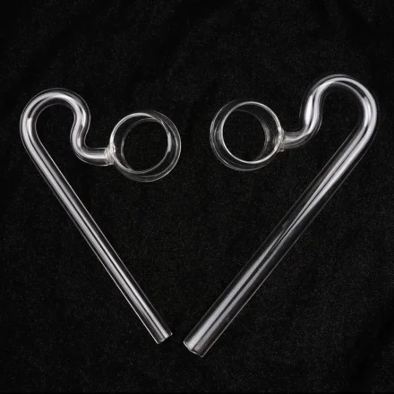 ท่อกรองน้ำสำหรับตู้ปลา ลายดอกบัว  แบบกระจกใส  ช่องระบายน้ำด้านหลัง สำหรับระบบกรองน้ำในตู้ปลาตกแต่ง 1