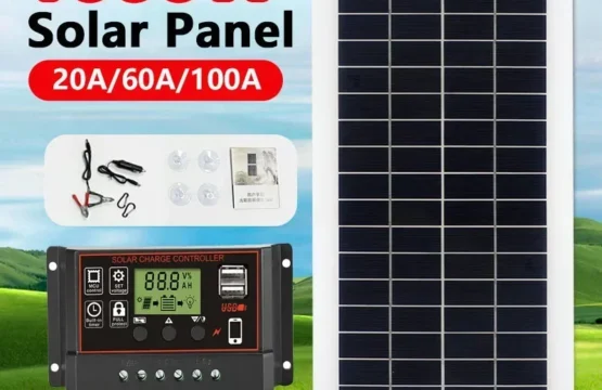 20 W-1000 W แผงพลังงานแสงอาทิตย์ 12V Solar Cell 100A Controller แผงพลังงานแสงอาทิตย์สําหรับโทรศัพท์ RV รถ MP3 PAD Charger กลางแจ้งแบตเตอรี่ Camping 1