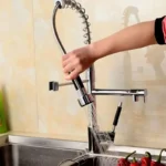 ห้องครัวดึงหัวฉีดก๊อกน้ํามือถือ ABS ก๊อกน้ําประหยัดน้ําหัวฉีดแรงดันสูงห้องน้ําอ่างล้างจานก๊อกน้ําเปลี่ยน 2