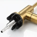 ทอง 1/4in ก๊อกน้ําห้องครัวเครื่องกรองน้ําก๊อกน้ําแปรง Osmosis ระบบกรองน้ําดื่ม 304 สแตนเลสสําหรับอ่างล้างจาน F 5