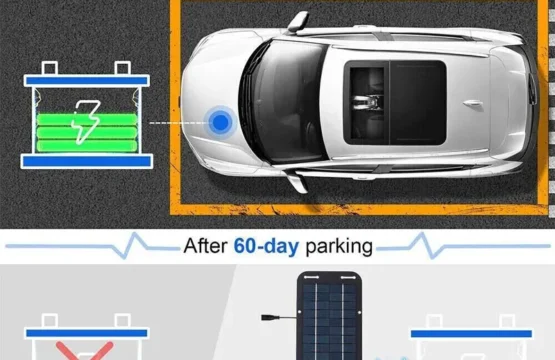 เครื่องชาร์จพลังงานแสงอาทิตย์แบบโพลีคริสตัลไลน์ 12V ประสิทธิภาพสูงสำหรับแบตเตอรี่รถยนต์ เครื่องชาร์จแบบทริคเคิลพลังงานแสงอาทิตย์ เครื่องชาร์จพลังงานแสงอาทิตย์สำหรับรถบ้านและรถแคมป์ปิ้ง 1