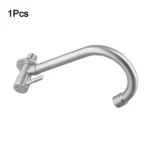 ก๊อกน้ําห้องครัวติดผนังก๊อกน้ําสแตนเลสสําหรับอ่างล้างจานเดี่ยวเดี่ยวน้ําเย็น TAP อุปกรณ์ครัว 2