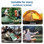 ที่กรองน้ำสำหรับการตั้งแคมป์กรองน้ำระบบขนาดเล็กเครื่องกรองน้ำเพื่อความอยู่รอดสำหรับท่องเที่ยวเดินป่าอุปกรณ์กลางแจ้งอุปกรณ์เดินป่า 5