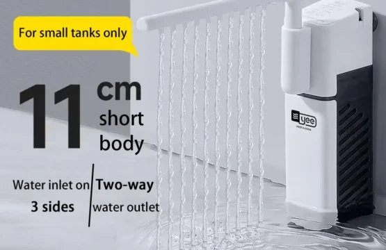 เงียบ 5 W Aquarium Fish TANK ตัวกรอง 6 In 1 Water Purification ปั๊มหมุนเวียน Aeration ถังขนาดเล็กกรองน้ําปั๊ม 2W 1