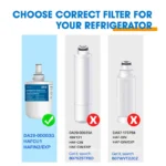 1-6 ชิ้น DA29 00003G เปลี่ยนไส้กรองน้ําสําหรับ Samsung DA29-00003B, DA29-00003A ตู้เย็นน้ํากรอง Aqua - Pure Plus HAFCU1 2