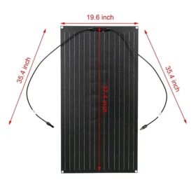 300W 12V ชุดยืดหยุ่น MONO SOLAR CELL สําหรับรถ RV เรือแบตเตอรี่ Charger Home ระบบ 12 V/24 V พร้อม 30A CONTROLLER 4