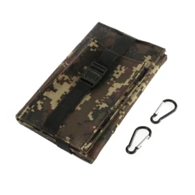 แผงโซลาร์เซลล์พับได้ 20 วัตต์ พร้อมพอร์ต USB สำหรับชาร์จโทรศัพท์มือถือในกรณีฉุกเฉิน เหมาะสำหรับการตั้งแคมป์ ปีนเขา และกิจกรรมกลางแจ้ง 3