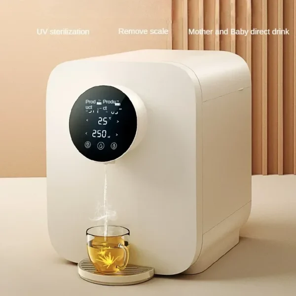 เครื่องกรองน้ําแบบตั้งโต๊ะระดับพรีเมียมพร้อมฟังก์ชันกรองแสงและทําความร้อน 1