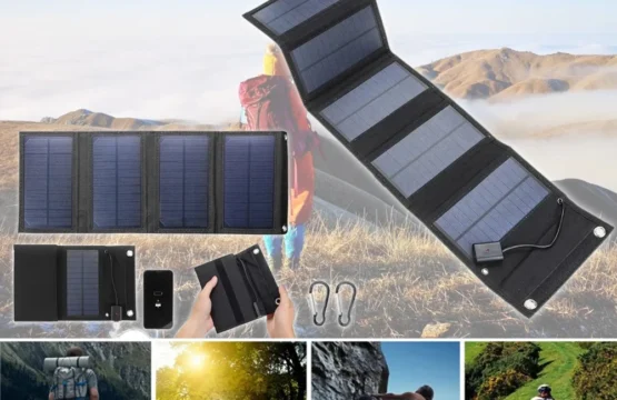70/40W แผงพลังงานแสงอาทิตย์แบบพับได้ 5V USB เครื่องชาร์จแบตเตอรี่แบบพกพาสําหรับโทรศัพท์มือถือกันน้ํากลางแจ้ง Power Bank สําหรับอุปกรณ์ตั้งแคมป์ 1