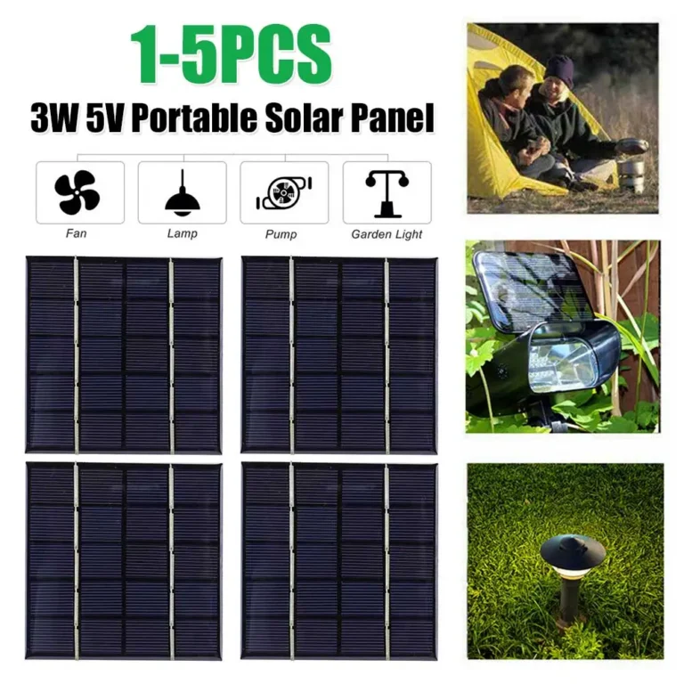 3W 5V แผงเซลล์แสงอาทิตย์เครื่องชาร์จแผงโซลาร์เซลล์เซลล์แสงอาทิตย์สำหรับไฟพลังงานแสงอาทิตย์สำหรับแบตเตอรี่ 3.7V 3-5V แบตเตอรี่/เครื่องชาร์จโทรศัพท์ 1