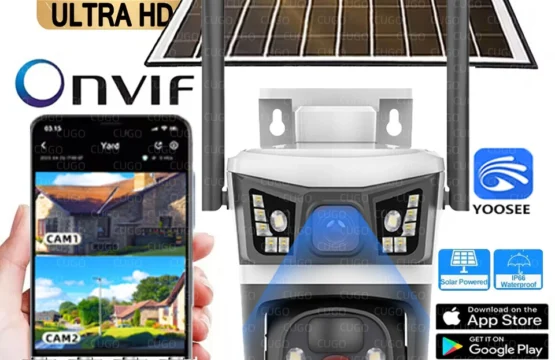 กล้องวงจรปิดพลังงานแสงอาทิตย์ 12MP 6K สำหรับภายนอกอาคาร รองรับซิมการ์ด 4G ไร้สาย กล้อง IP กันน้ำ พร้อมเซ็นเซอร์ตรวจจับความเคลื่อนไหว PIR มองเห็นภาพสีในเวลากลางคืน รองรับแอป YOOSEE 1