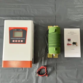 ตัวควบคุมการชาร์จแบบไฮบริดพลังงานลมและพลังงานแสงอาทิตย์ 12V 24V 48V 6000W 8000W MPPT สำหรับแบตเตอรี่ลิเธียมและตะกั่วกรด ใช้กับแผงโซลาร์เซลล์และกังหันลม 4
