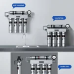 เครื่องกรองน้ำระบบอัลตร้าฟิลเตรชั่น 5 ขั้นตอน EIRE พร้อมหน้าจอแสดงผล LED อัจฉริยะ สำหรับครัวเรือน ใช้กรองน้ำดื่มโดยตรง 6