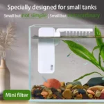 เงียบ 5 W Aquarium Fish TANK ตัวกรอง 6 In 1 Water Purification ปั๊มหมุนเวียน Aeration ถังขนาดเล็กกรองน้ําปั๊ม 2W 3
