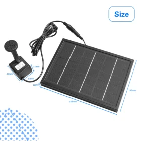 Solar Panel ที่ชาร์จแผงโซล่าแก้วเล็ก3W 4W 6W 10W สำหรับบ้านไฟแสงอาทิตย์ DC ปั๊มน้ำเซลล์ขนาดเล็กกันน้ำเอาต์พุตประสิทธิภาพสูง 7V 12V 18V Solar Panel Charger 5