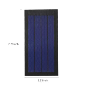 แผงโซลาร์เซลล์แบบยืดหยุ่น 1W 6V สำหรับงาน DIY กันน้ำ ใช้กับไฟแคมป์ปิ้ง พัดลม ปั๊มน้ำในสวน แบบพกพา ขนาดเล็ก บาง ผลิตจากซิลิคอนอโมฟัส 3