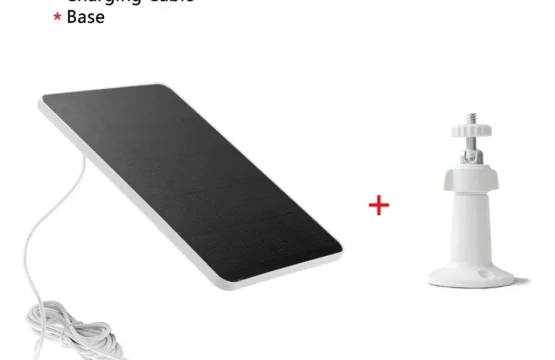 แผงพลังงานแสงอาทิตย์ USB Type C กันน้ํากลางแจ้งการบริโภคต่ําการเฝ้าระวังความปลอดภัย Doorbell กล้อง 3W 6V กล้องเฝ้าระวังพลังงานแสงอาทิตย์ 1