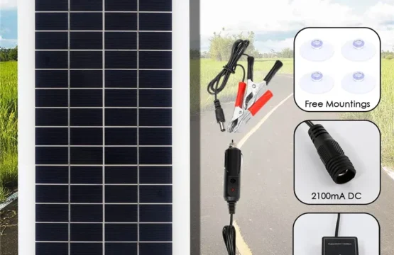 50W แผงพลังงานแสงอาทิตย์ 12V Monocrystalline USB แบบพกพากลางแจ้ง Solar Cell รถเรือ Camping Hiking Travel ชาร์จโทรศัพท์ 1