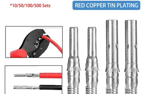 500/100/50/10 คู่ Solar Connector ชายและหญิงภายในสําหรับการเชื่อมต่อสายเคเบิล Pv ของ Solar Connector Pins 1