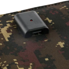 แผงโซลาร์เซลล์พับได้ 20 วัตต์ พร้อมพอร์ต USB สำหรับชาร์จโทรศัพท์มือถือในกรณีฉุกเฉิน เหมาะสำหรับการตั้งแคมป์ ปีนเขา และกิจกรรมกลางแจ้ง 5