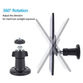 20W 5V แผงพลังงานแสงอาทิตย์สําหรับแหวน Doorbell 9.8Ft สายชาร์จเครื่องชาร์จพลังงานแสงอาทิตย์ชุดแผงพลังงานแสงอาทิตย์สําหรับแหวนวิดีโอ Doorbell 4 3 Plus 2 4