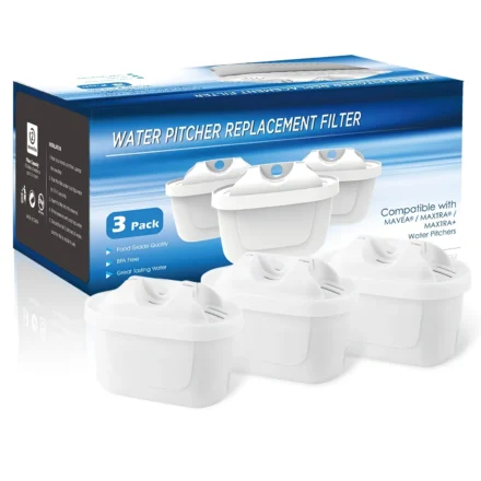 ไส้กรองน้ำสำหรับเหยือก ใช้ได้กับเหยือกกรองน้ำ Brita Maxtra+ ไส้กรองน้ำทดแทน ลดตะกรัน 1