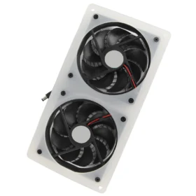 100W 12V แผงพลังงานแสงอาทิตย์ชุดพัดลมกันน้ําแบบพกพา Dual ไอเสียพัดลมพลังงานแสงอาทิตย์ชุดเรือนกระจกอุปกรณ์เสริม 5