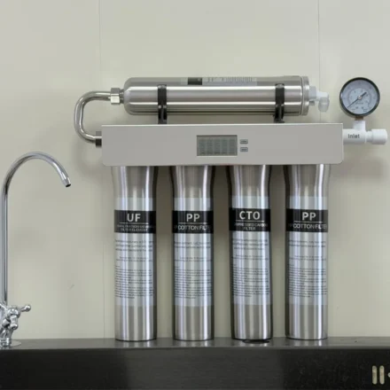 เครื่องกรองน้ำระบบอัลตร้าฟิลเตรชั่น 5 ขั้นตอน EIRE พร้อมหน้าจอแสดงผล LED อัจฉริยะ สำหรับครัวเรือน ใช้กรองน้ำดื่มโดยตรง 1