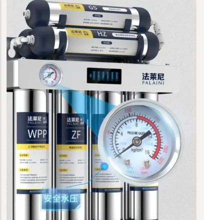 เครื่องกรองน้ำสแตนเลสฟาเลนี 7 ขั้นตอนการกรองแบบอัลตร้า สำหรับก๊อกน้ำในครัวเรือน DCW 1