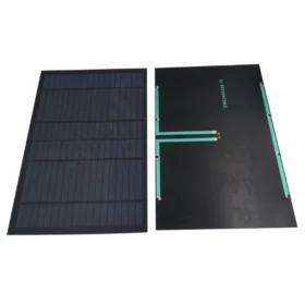 0.55A ซิลิกอนผลึกโพลีแผงโซล่า18V 10W แบบ340มม. x 220มม. 2