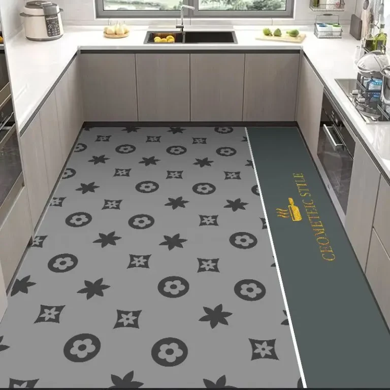 พื้นที่ขนาดใหญ่กันลื่นโคซี่ซิลิโคนไดอะตอมไมต์เสื่อครัวสําหรับบ้าน, แผ่นรองเท้าแห้งเร็วดูดซับน้ํา 1