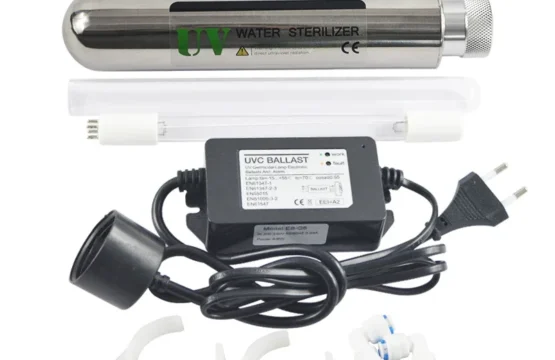 Atwfs 6W 220V ตัวกรองเครื่องฆ่าเชื้อด้วยแสง UV สแตนเลสเครื่องกรองน้ำระบบ RO สำหรับใช้ในครัวเรือนเครื่องกรองน้ำห้องครัว 1