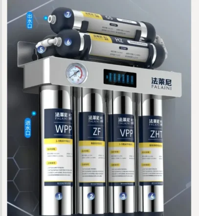 เครื่องกรองน้ำ Falani 7 ขั้นตอน ระบบกรองอัลตร้า พร้อมตัวกรองสแตนเลส สำหรับใช้ในบ้าน ครัว ติดตั้งกับก๊อกน้ำ ดื่มได้ทันที WWA 1