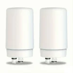 ไส้กรองน้ำ 3 ชิ้น สำหรับระบบกรองน้ำ Brita แบบติดก๊อก ไส้กรองคาร์บอนกัมมันต์ อุปกรณ์ครัว สีขาว 1